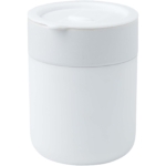 Java 330 ml beker van keramiek met siliconen wikkel en plastic deksel