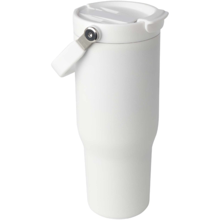 Bronx 900 ml RCS gecertificeerde, vacuüm geïsoleerde beker van gerecycled roestvrij staal en koper met deksel met dubbele fun