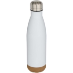 Cove 500 ml dubbelwandige vacuüm geïsoleerde roestvrijstalen waterfles met kurkdetails