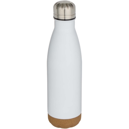 Cove 500 ml dubbelwandige vacuüm geïsoleerde roestvrijstalen waterfles met kurkdetails