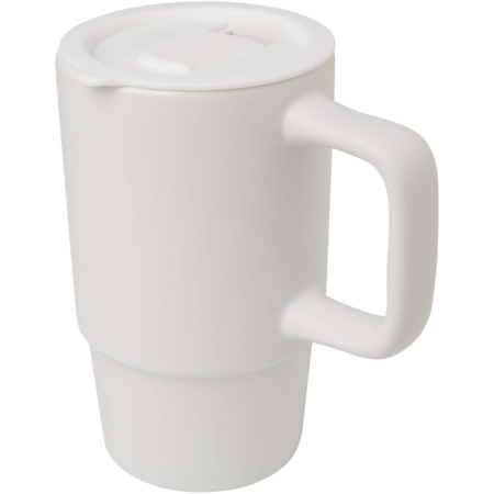 Carter 450 ml mok van keramiek met plastic deksel