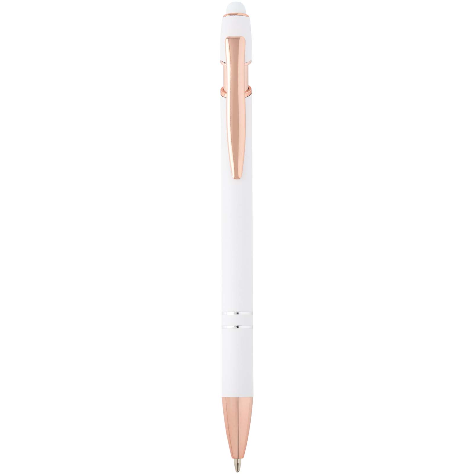 Nanna balpen met roségouden afwerking (zwarte inkt)