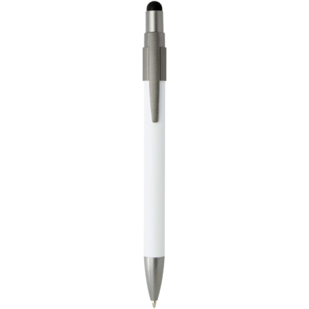 Rill RCS gerecycleerde balpen met stylus en fidget spinner (blauwe inkt)