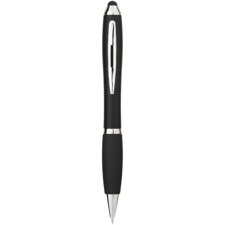 Nash stylus balpen gekleurd met zwarte grip (blauwe inkt)