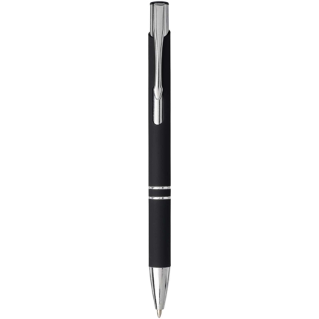 Moneta soft touch balpen met klikmechanisme (zwarte inkt)