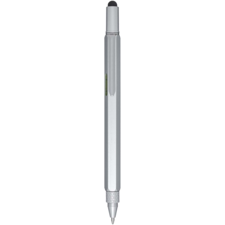 Dora multifunctionele pen van gerecycled aluminium (zwarte inkt)