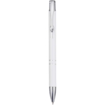 Moneta balpen van gerecycled aluminium (blauwe inkt)