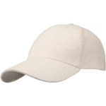Hutton 280 g/m² 6 panel cap van gerecycled corduroy