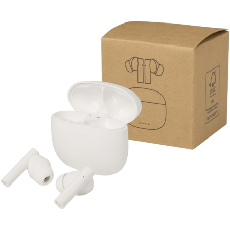 Alterf gerecycleerde plastic True Wireless Bluetooth®-oordopjes met siliconen oordopjes