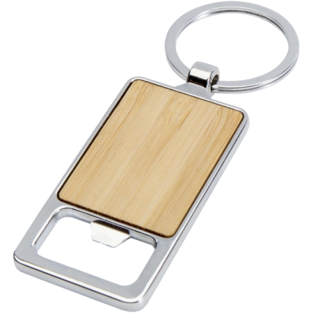 Snapper sleutelhanger met flesopener van bamboe