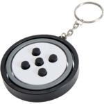 Spinx sleutelhanger van gerecycled plastic met gyroscoopspeeltje