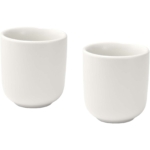 Male keramische espressokopjes van 90 ml met matte afwerking, set van 2