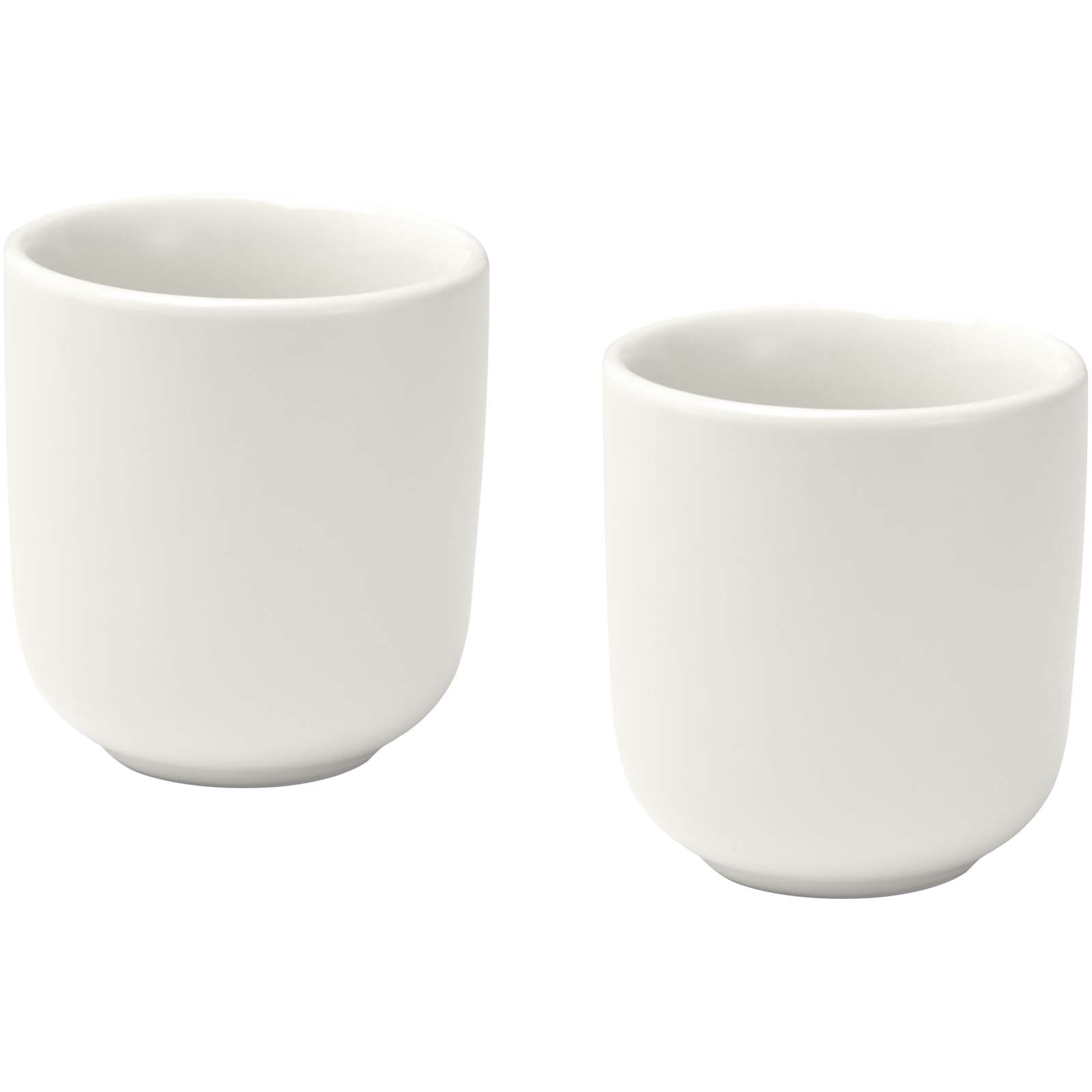 Male keramische espressokopjes van 90 ml met matte afwerking, set van 2