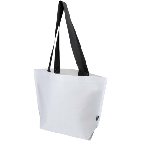 Duo GRS gerecycleerde dubbelgelamineerde draagtas 18L