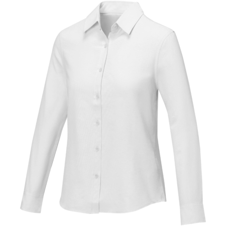 Pollux 130 g/m² damesoverhemd met lange mouwen