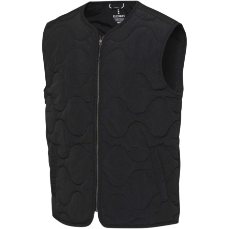 Quartz GRS gerecyclede gewatteerde unisex bodywarmer