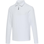 Apollo 245 g/m² uniseks half-zip poloshirt met lange mouwen