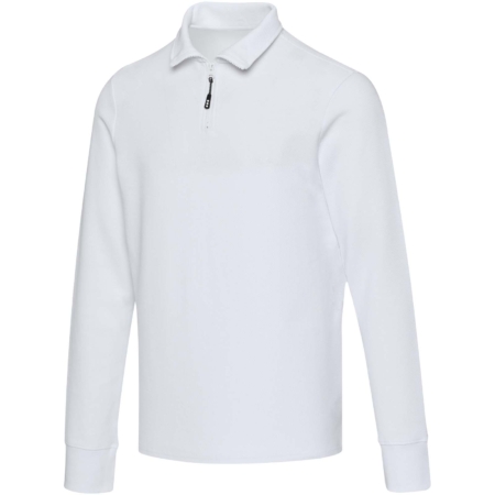 Apollo 245 g/m² uniseks half-zip poloshirt met lange mouwen