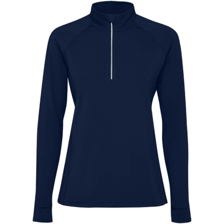 Estambul 200 g/m² damessweater met lange mouwen en halve rits