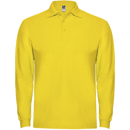 Estrella 220 g/m² herenpolo met lange mouwen