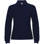 Estrella 220 g/m² damespolo met lange mouwen
