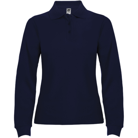 Estrella 220 g/m² damespolo met lange mouwen